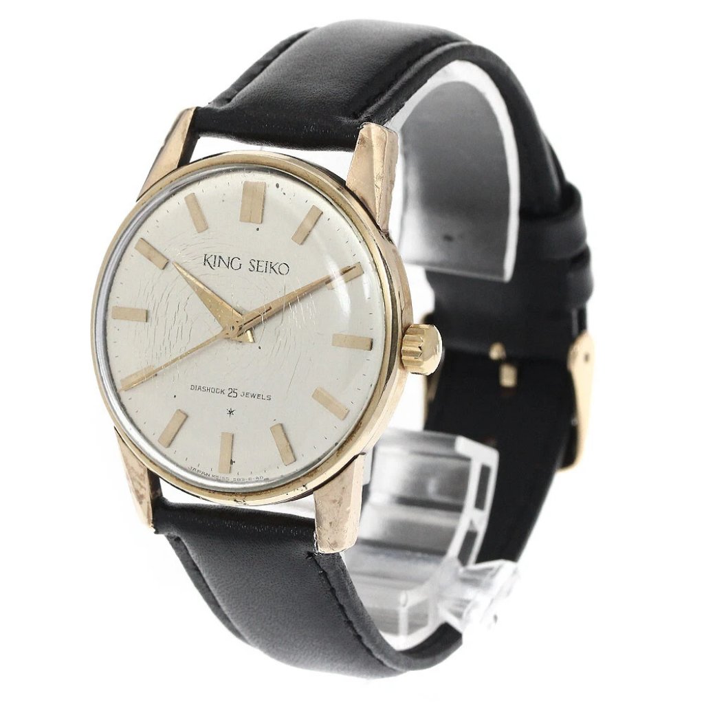 Seiko King Seiko Ref15034 Vintage Silver Dial Hand Winding Mens Watch883011